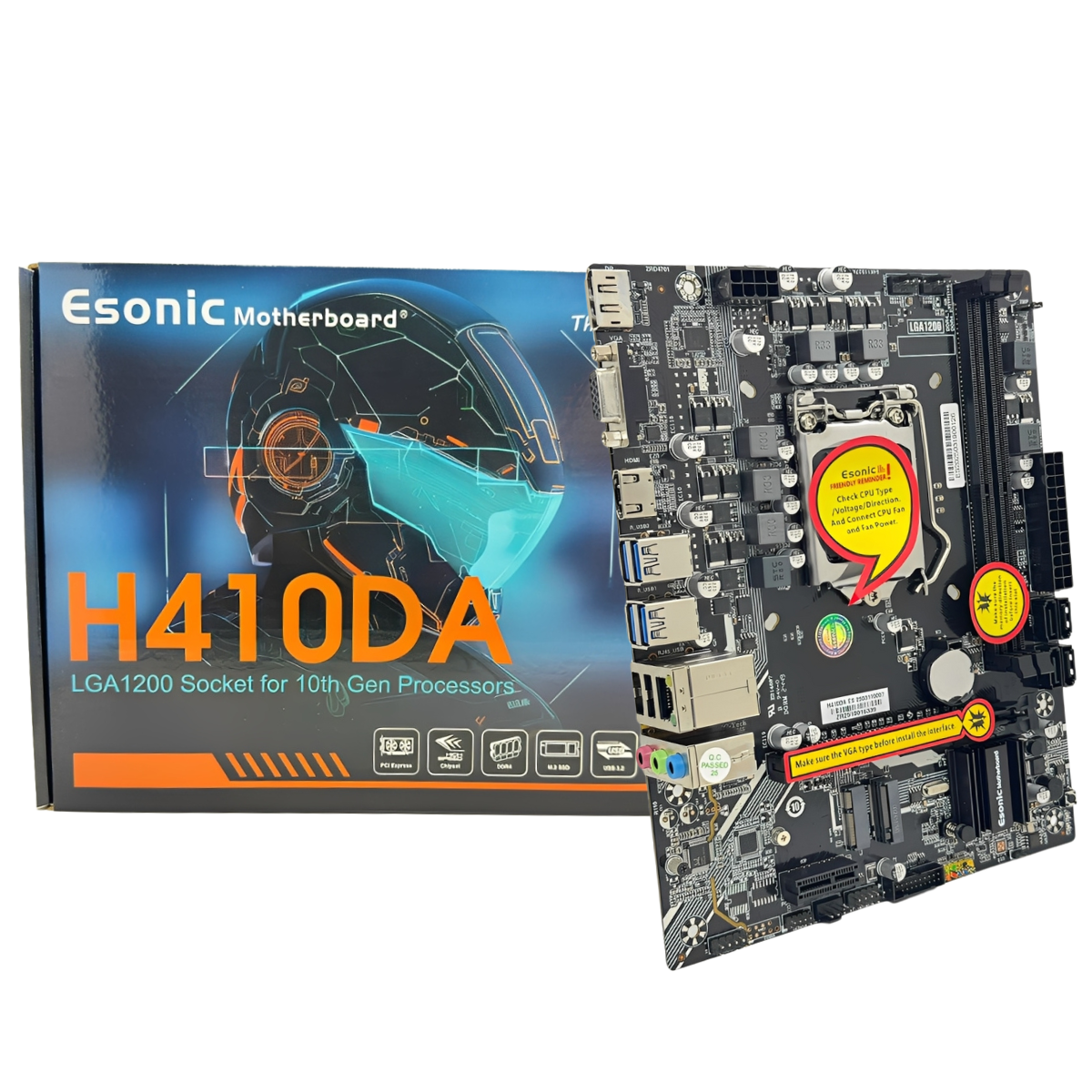 Esonic H410DA DDR-4 Micro-ATX Motherboard