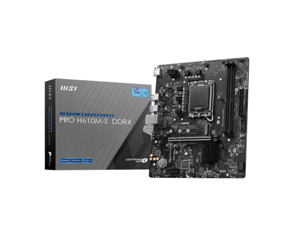 MSI PRO H610M-S DDR4 m-ATX Motherboard