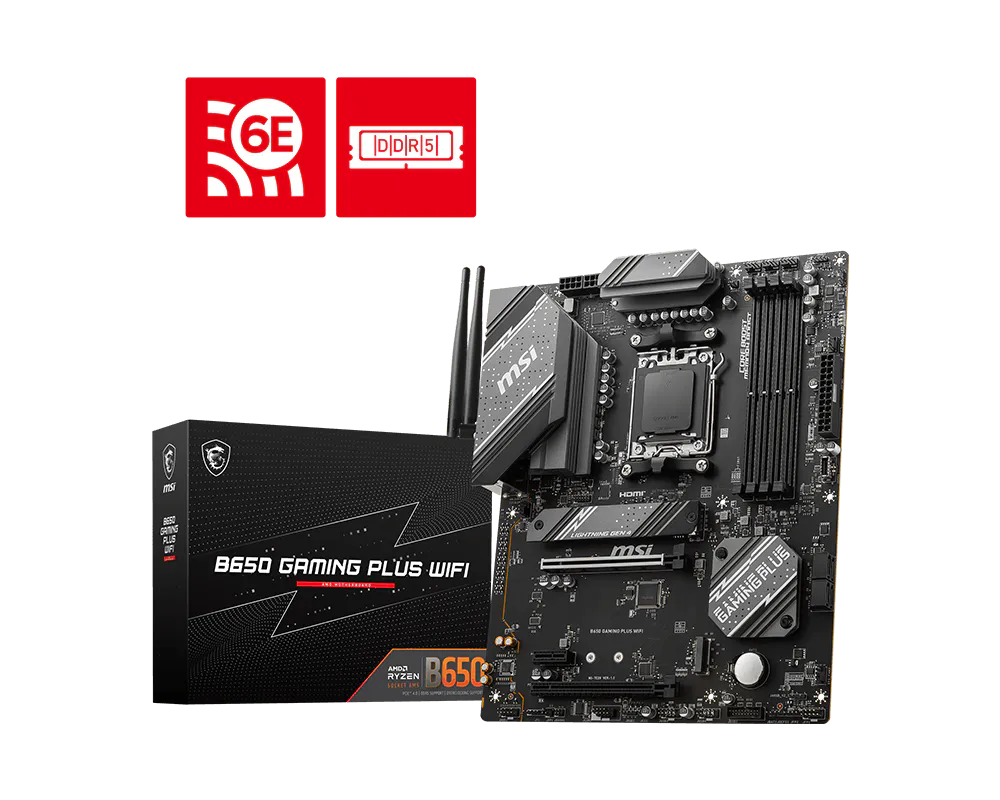 MSI B650 GAMING PLUS WIFI AM5 Motherboard