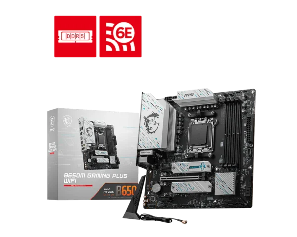 MSI B650M GAMING PLUS WIFI AM5 Motherboard