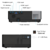 Cheerlux CL770 4000 Lumens LED Full HD Android Wifi ATV Projector
