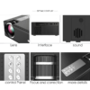 Cheerlux C8 1800 Lumens Mini LCD ATV Projector
