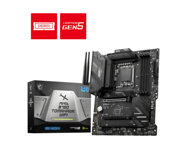 MSI MAG B760 TOMAHAWK WIFI DDR5 ATX Motherboard