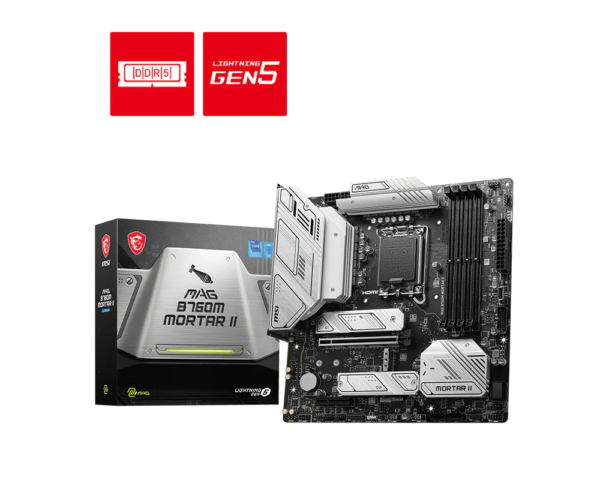 MSI MAG B760M Mortar II DDR5 Micro-ATX Motherboard