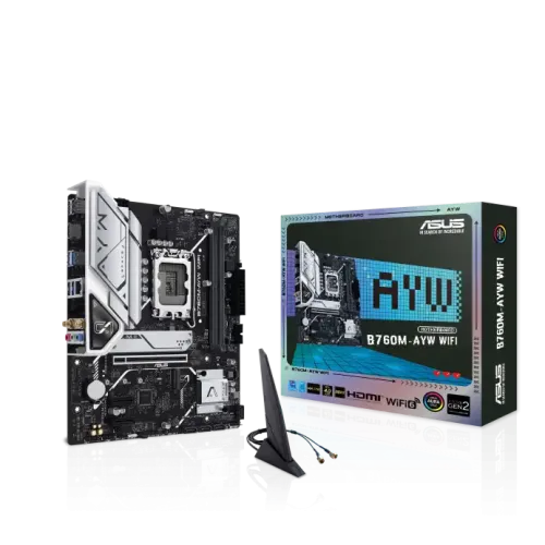 ASUS B760M-AYW WIFI DDR5 Micro-ATX Motherboard