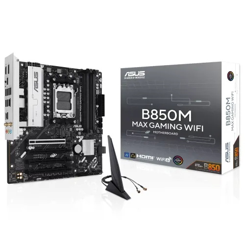 ASUS B850M MAX GAMING WIFI AM5 Micro-ATX Motherboard