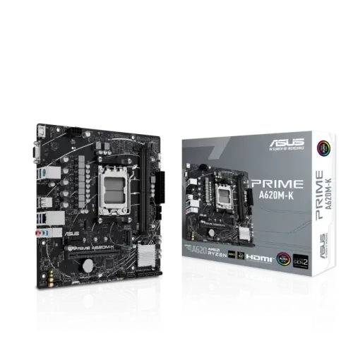 ASUS PRIME A620M-K AM5 Micro ATX Motherboard