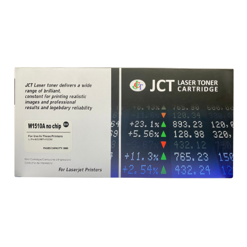 JCT W1510A (151A) Black Toner Without Chip