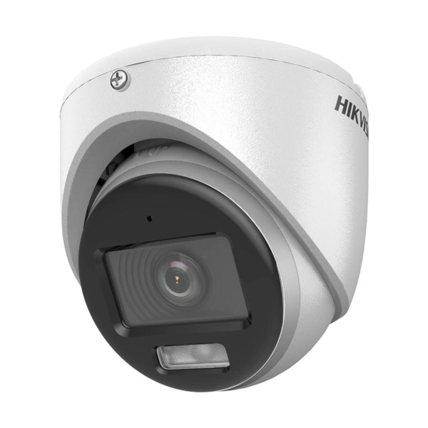 Hikvision DS-2CE70KF0T-LMFS 3K ColorVu Smart Hybrid Light Fixed Turret CCTV Camera