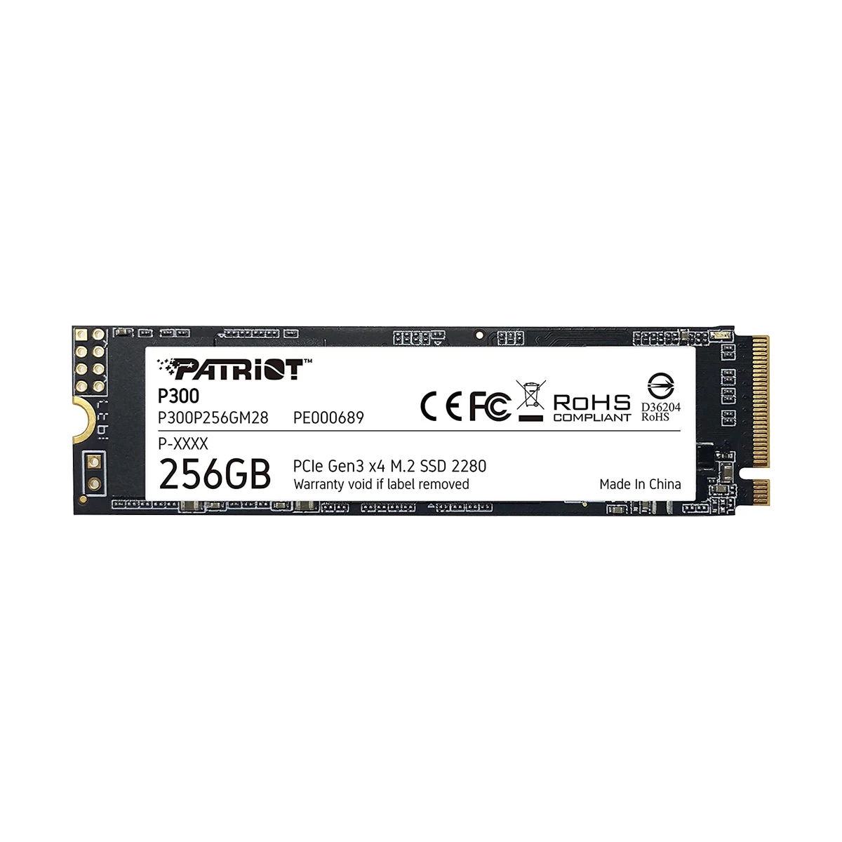 Patriot P300 256GB M.2 2280 PCIe NVMe SSD