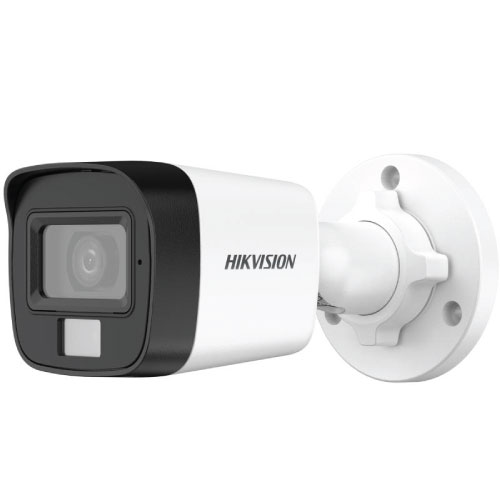 Hikvision DS-2CE16G0T-LPFS/S 3MP 2K Smart Hybrid Light Audio Fixed Mini Bullet CCTV Camera
