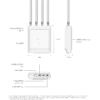 TP-Link Omada EAP668-Outdoor HD AX3600 WiFi 6 Access Point