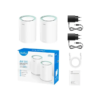 Cudy M1500 AX1500 Dual Band Wi-Fi 6 Mesh Router (2 Pack)