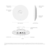 TP-Link Omada EAP683 UR AX6000 Ceiling Mount WiFi 6 Access Point