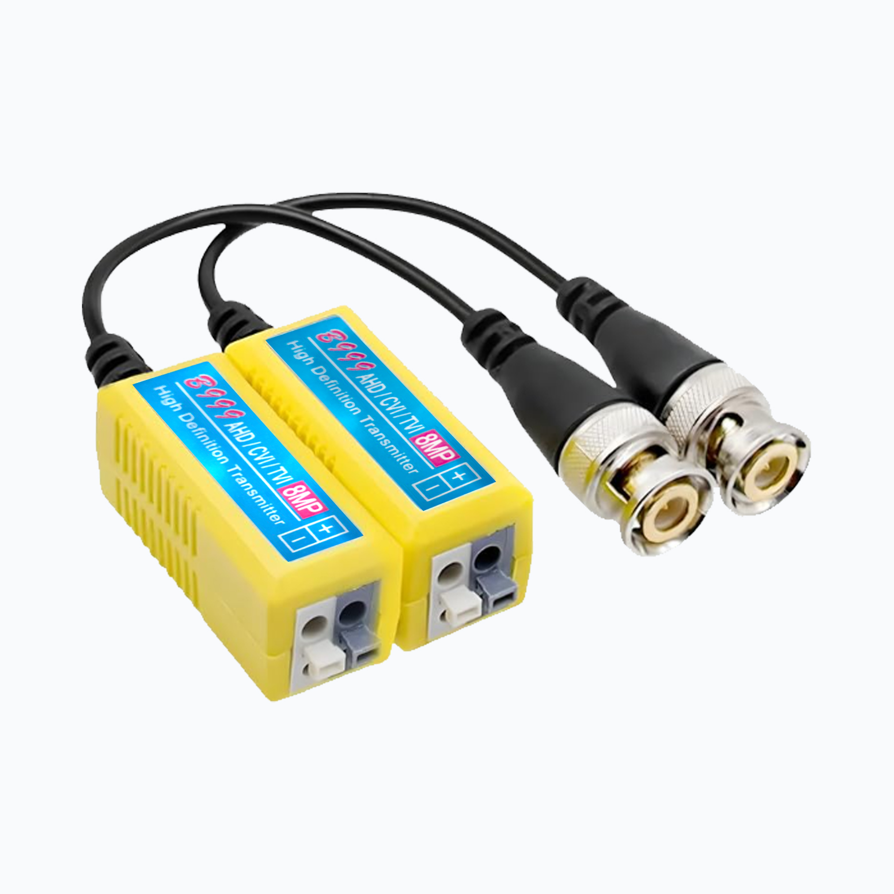 Video Balun B999 8MP 4K Passive HD Pair for CCTV