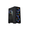 Virtu MI2W Glass Tower Black Gaming Case