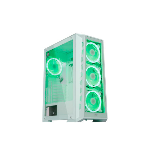 Virtu MI2W Glass Tower White Gaming Case