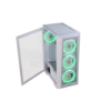 Virtu MI2W Glass Tower White Gaming Case